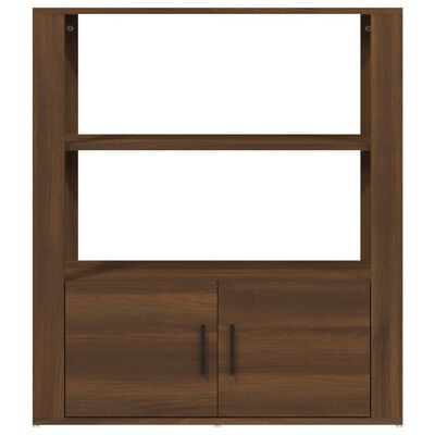 vidaXL Sideboard Braun Eichen-Optik 80x30x90 cm Holzwerkstoff