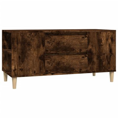 vidaXL TV-Schrank Räuchereiche 102x44,5x50 cm Holzwerkstoff