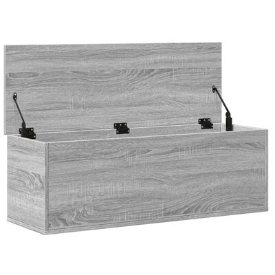 vidaXL Truhe Grau Sonoma 102x35x35 cm Holzwerkstoff