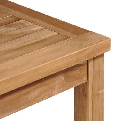 vidaXL Gartentisch 80x80x77 cm Massivholz Teak