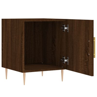 vidaXL Nachttisch Braun Eichen-Optik 40x40x50 cm Holzwerkstoff