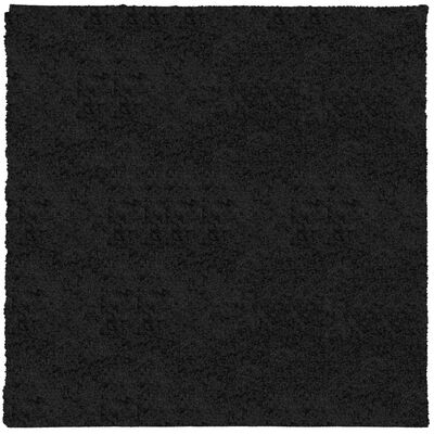 vidaXL Shaggy-Teppich PAMPLONA Hochflor Modern Schwarz 240x240 cm