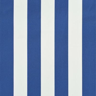 vidaXL Einziehbare Markise 400 x 150 cm Blau und Weiß