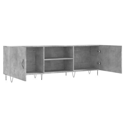 vidaXL TV-Schrank Betongrau 150x30x50 cm Holzwerkstoff