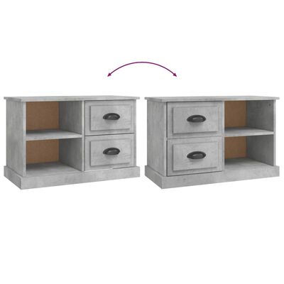 vidaXL TV-Schrank Betongrau 73x35,5x47,5 cm Holzwerkstoff