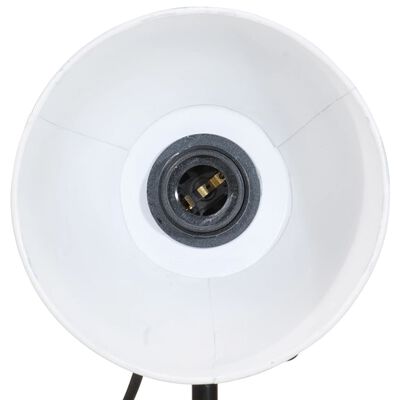 vidaXL Schreibtischlampe 25 W Weiß 17x17x50 cm E27
