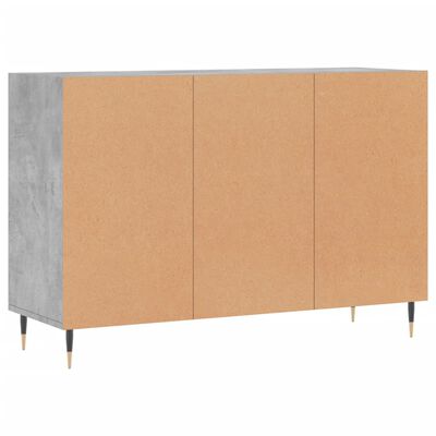 vidaXL Sideboard Betongrau 103,5x35x70 cm Holzwerkstoff