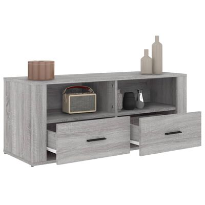 vidaXL TV-Schrank Grau Sonoma 100x35x40 cm Holzwerkstoff