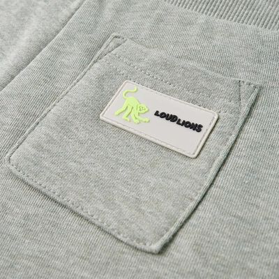 Kindershorts mit Kordelzug Hellkhaki Melange 104