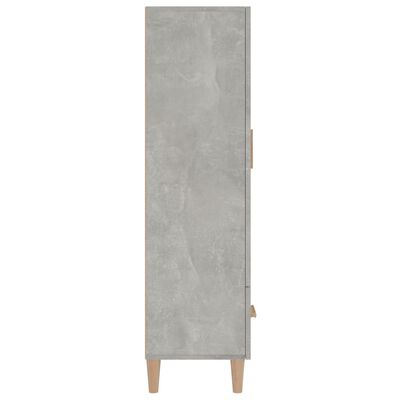 vidaXL Highboard Betongrau 70x31x115 cm Holzwerkstoff