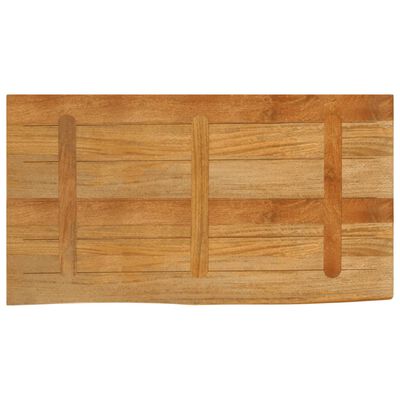 vidaXL Tischplatte mit Baumkante 120x60x2,5 cm Massivholz Mango