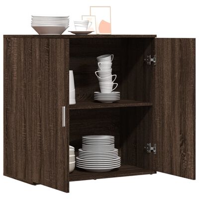 vidaXL Sideboard Braun Eichen-Optik 79x38x80 cm Holzwerkstoff