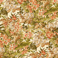 DUTCH WALLCOVERINGS Tapete Blumenmuster Grün