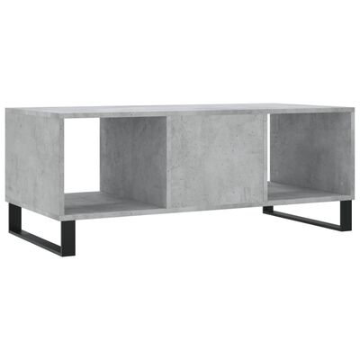 vidaXL Couchtisch Betongrau 102x50x40 cm Holzwerkstoff