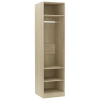 vidaXL Kleiderschrank Sonoma-Eiche 50x50x200 cm Holzwerkstoff