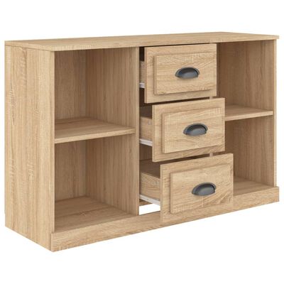 vidaXL Sideboard Sonoma-Eiche 104,5x35,5x67,5 cm Holzwerkstoff