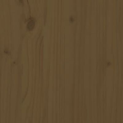 vidaXL Massivholzbett Honigbraun Kiefer 160x200 cm