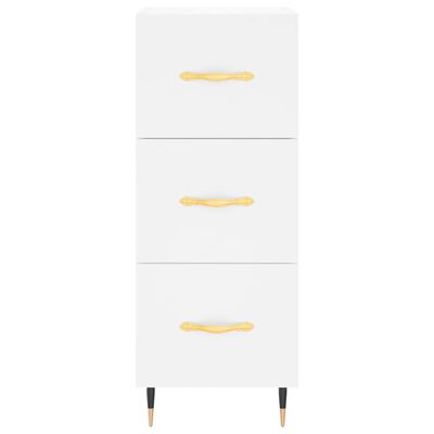 vidaXL Highboard Weiß 34,5x34x180 cm Holzwerkstoff