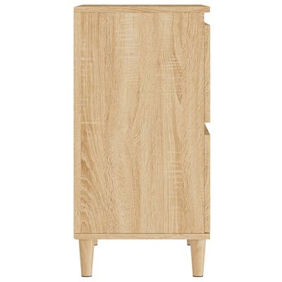 vidaXL Sideboards 2 Stk. Sonoma-Eiche 60x35x70 cm Holzwerkstoff