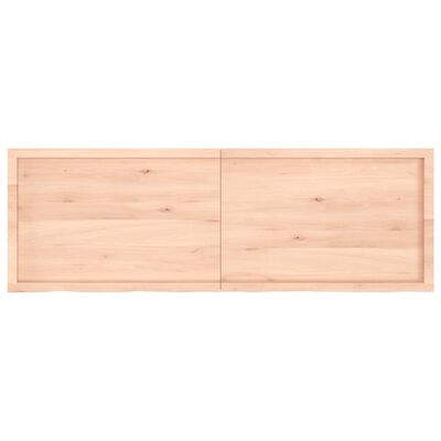 vidaXL Tischplatte 180x60x(2-6) cm Massivholz Eiche Unbehandelt