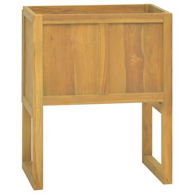 vidaXL Badschrank 60x40x75 cm Massivholz Teak