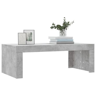 vidaXL Couchtisch Betongrau 102x50x36 cm Holzwerkstoff