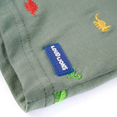 Kinder-Kurzarmshirt Khaki 140