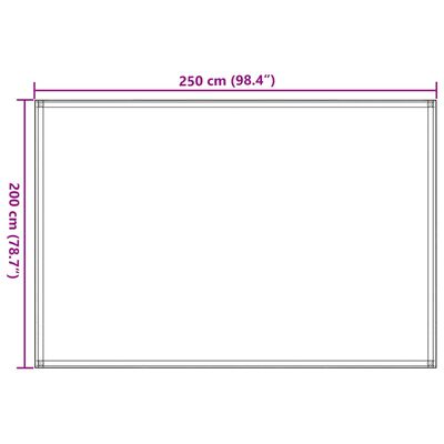 vidaXL Zeltteppich Hellgrün 250x200 cm HDPE