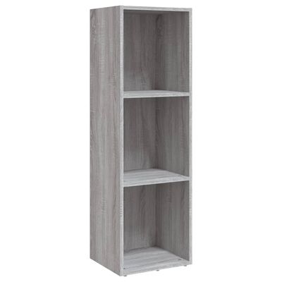 vidaXL Bücherschrank/TV-Schrank Grau Sonoma 36x30x114 cm Holzwerkstoff