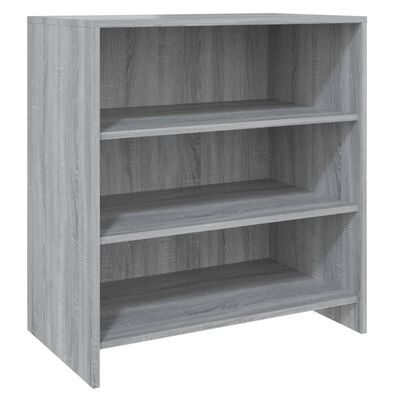 vidaXL 3-tlg. Sideboard Grau Sonoma Holzwerkstoff