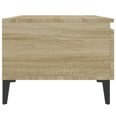 vidaXL Beistelltische 2 Stk. Sonoma-Eiche 50x46x35 cm Holzwerkstoff