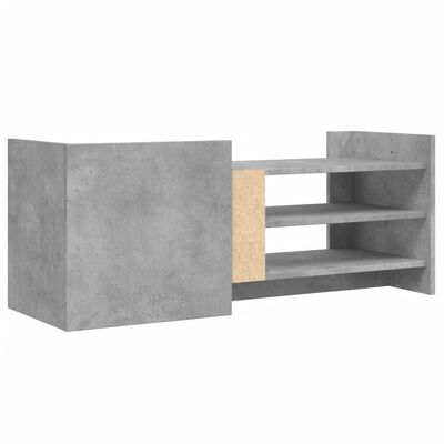 vidaXL TV-Schrank Betongrau 100x35x40 cm Holzwerkstoff