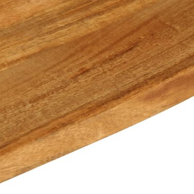 vidaXL Tischplatte mit Baumkante 140x60x2,5 cm Massivholz Mango