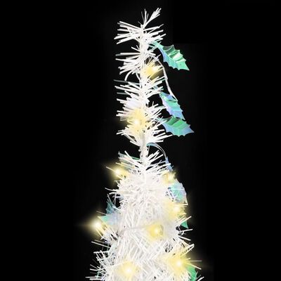 vidaXL Pop-Up-Weihnachtsbaum Künstlich 150 LEDs Weiß 180 cm