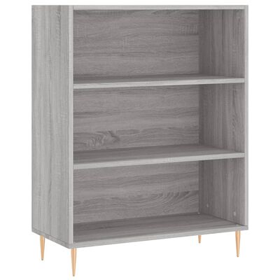 vidaXL Highboard Grau Sonoma 69,5x34x180 cm Holzwerkstoff