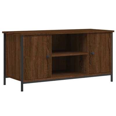 vidaXL TV-Schrank Braun Eichen-Optik 100x40x50 cm Holzwerkstoff