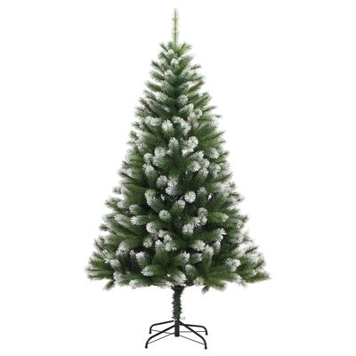 vidaXL Künstlicher Weihnachtsbaum Klappbar Beschneit 240 cm