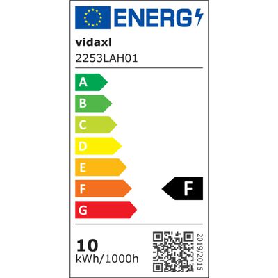 vidaXL LED-Fluter mit Handgriff 2x10 W Warmweiß