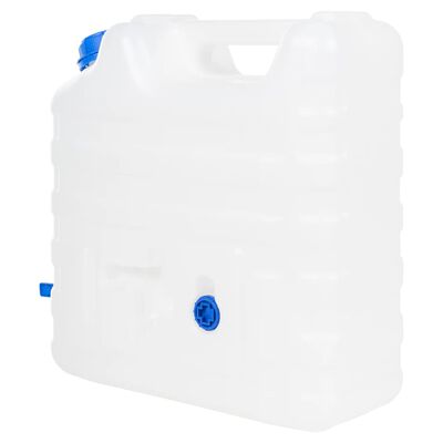 vidaXL Wasserbehälter mit Hahn Transparent 15 L Kunststoff