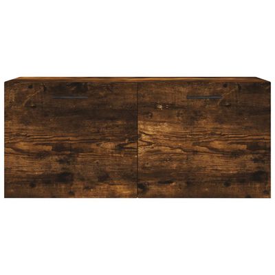 vidaXL Wandschrank Räuchereiche 80x36,5x35 cm Holzwerkstoff