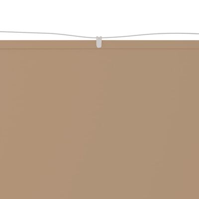 vidaXL Senkrechtmarkise Taupe 250x360 cm Oxford-Gewebe