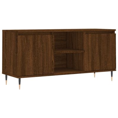 vidaXL TV-Schrank Braun Eichen-Optik 104x35x50 cm Holzwerkstoff