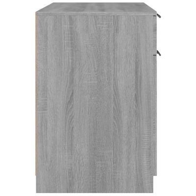 vidaXL Schreibtisch Grau Sonoma 100x50x75 cm Holzwerkstoff