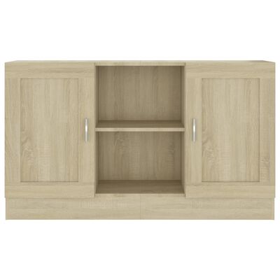 vidaXL Sideboard Sonoma-Eiche 120x30,5x70 cm Holzwerkstoff