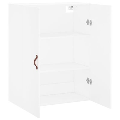 vidaXL Wandschrank Weiß 69,5x34x90 cm