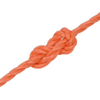 vidaXL Arbeitsseil Orange 3 mm 50 m Polypropylen