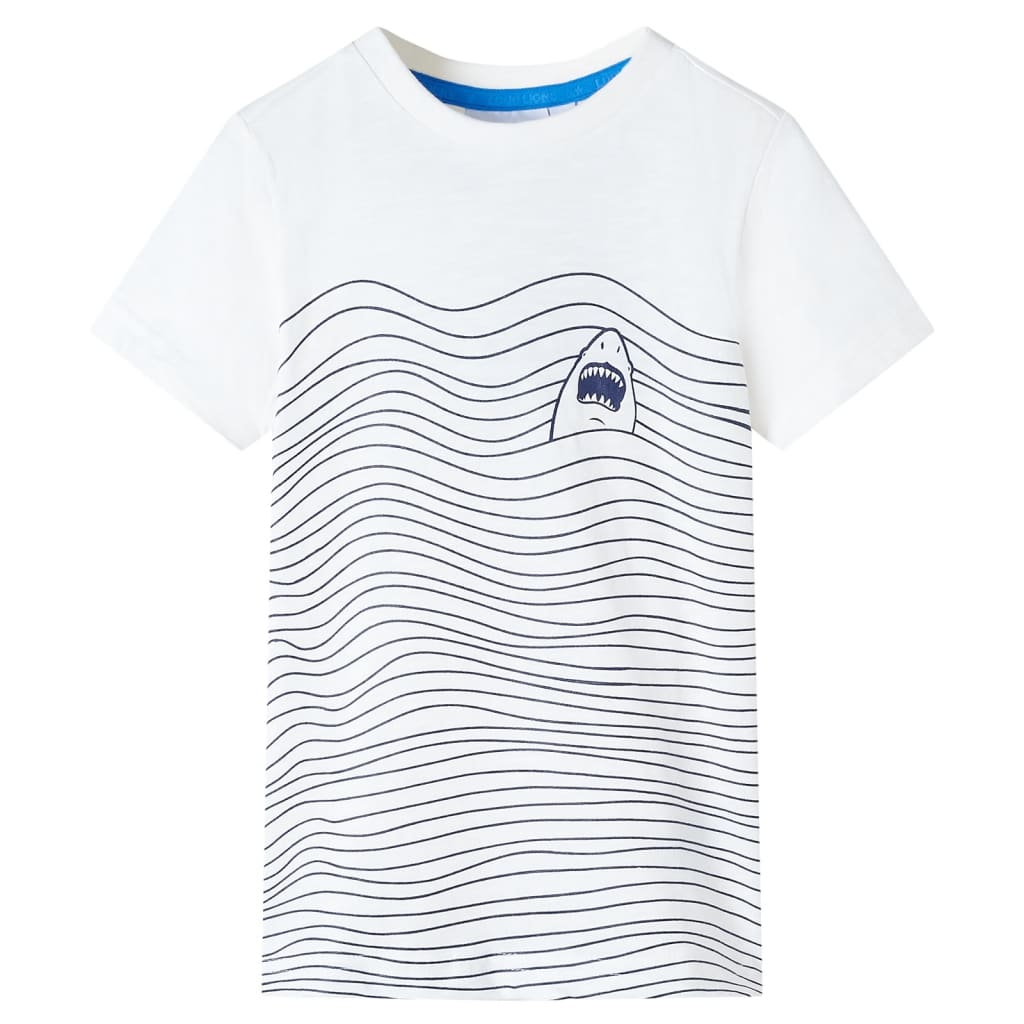 Kinder-T-Shirt Ecru 128