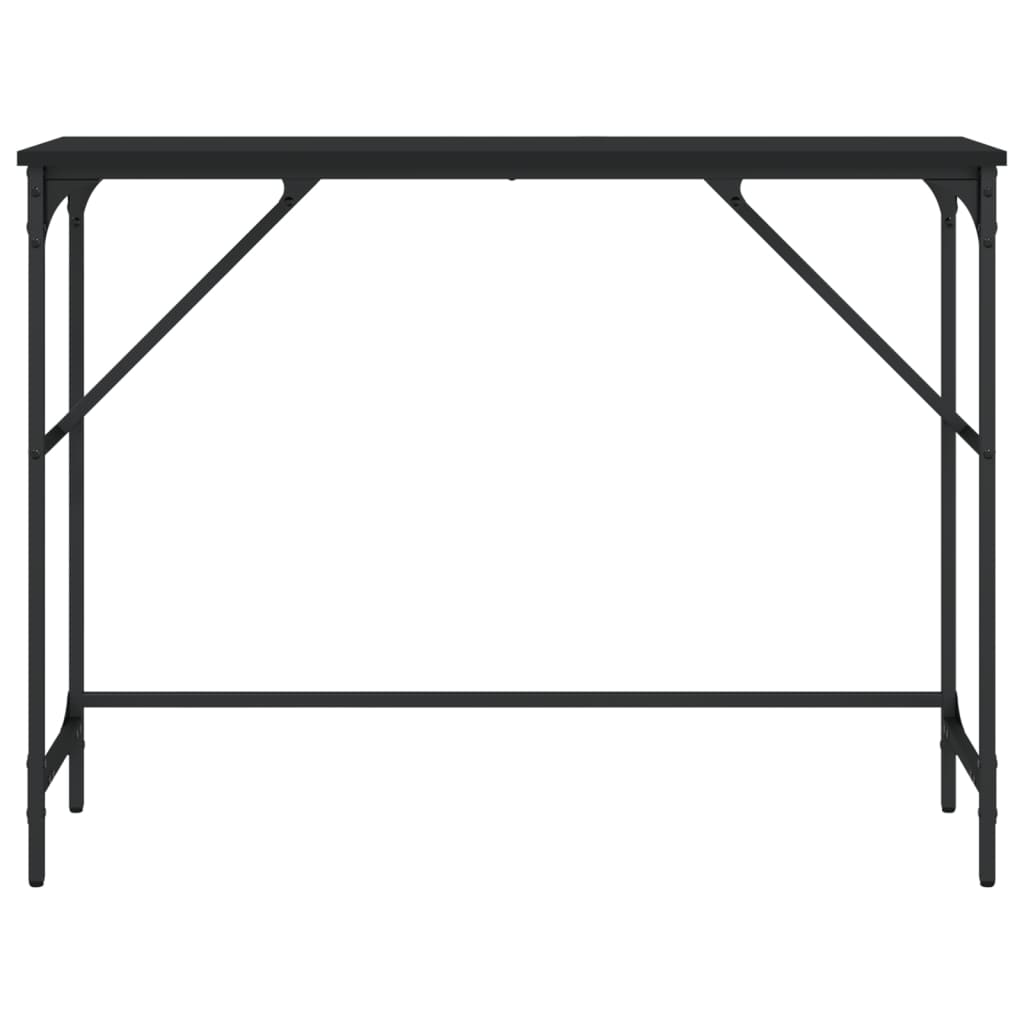 vidaXL Konsolentisch Schwarz 100x32x75 cm Holzwerkstoff