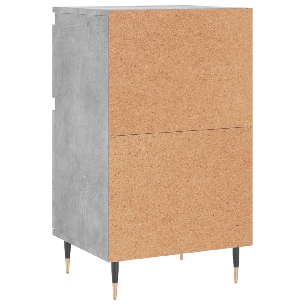 vidaXL Sideboards 2 Stk. Betongrau 40x35x70 cm Holzwerkstoff