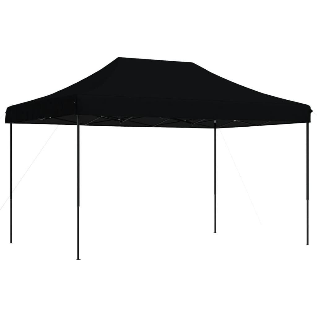 vidaXL Partyzelt Faltbar Pop-Up Schwarz 440x292x315 cm